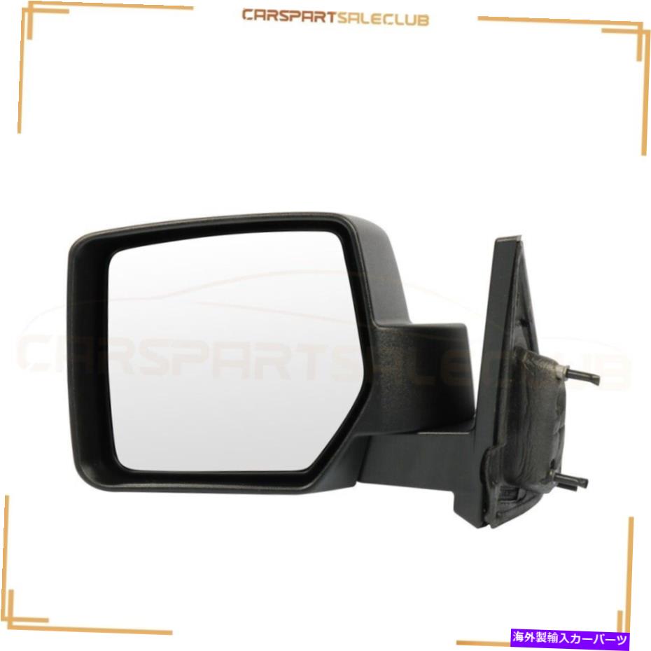 USミラー ジープ・パトリオットのための1 x lhサイドブラックフォルフォーマニュアルミラー2007-2014 1 X LH Side Black Foldaway Manual Mirror For Jeep Patriot 2007-2014