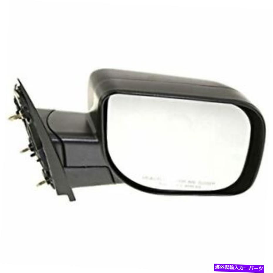 USߥ顼 04-10 QX56ιҥޥ˥奢ߥ顼ƥ֥å Fits 04-10 QX56 Right Passenger Manual Mirror Textured Black