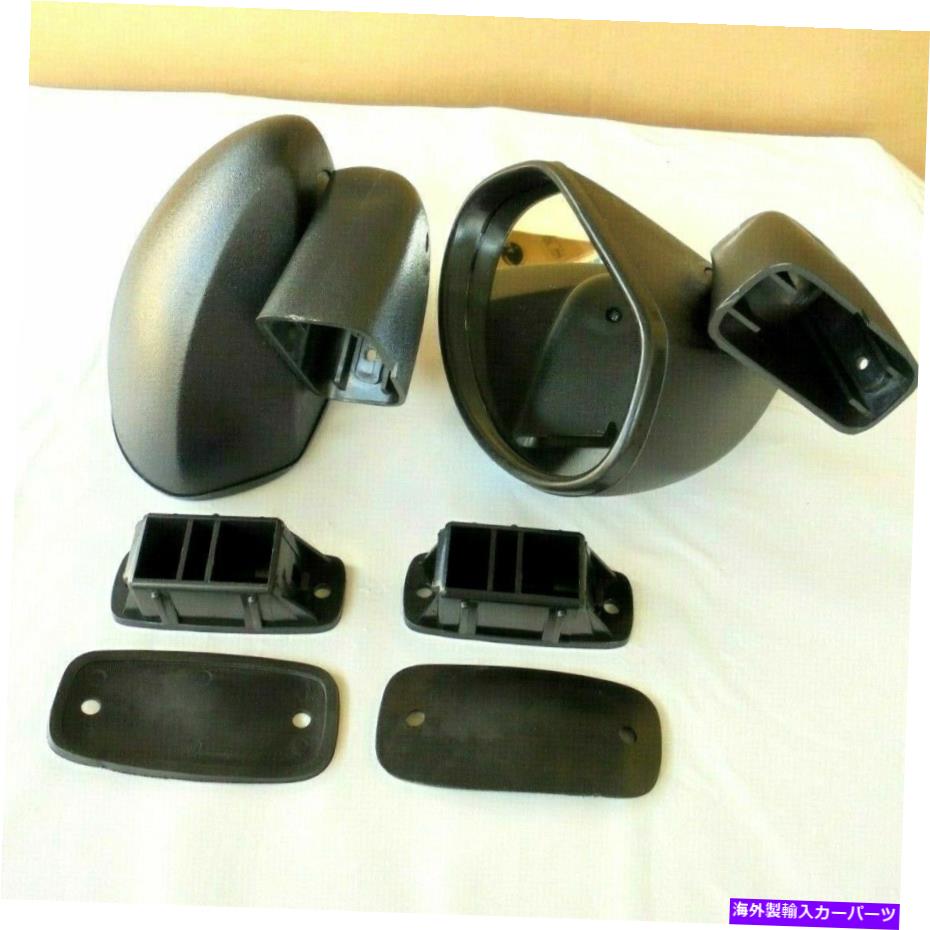 USߥ顼 ȥ西ꥫTA22-40KE70-75ե/ɥߥ顼֥å֥åȥڥ FOR Toyota Celica TA22-40 Corolla KE70-75 Fender/Door Mirror Black Bullet Pair