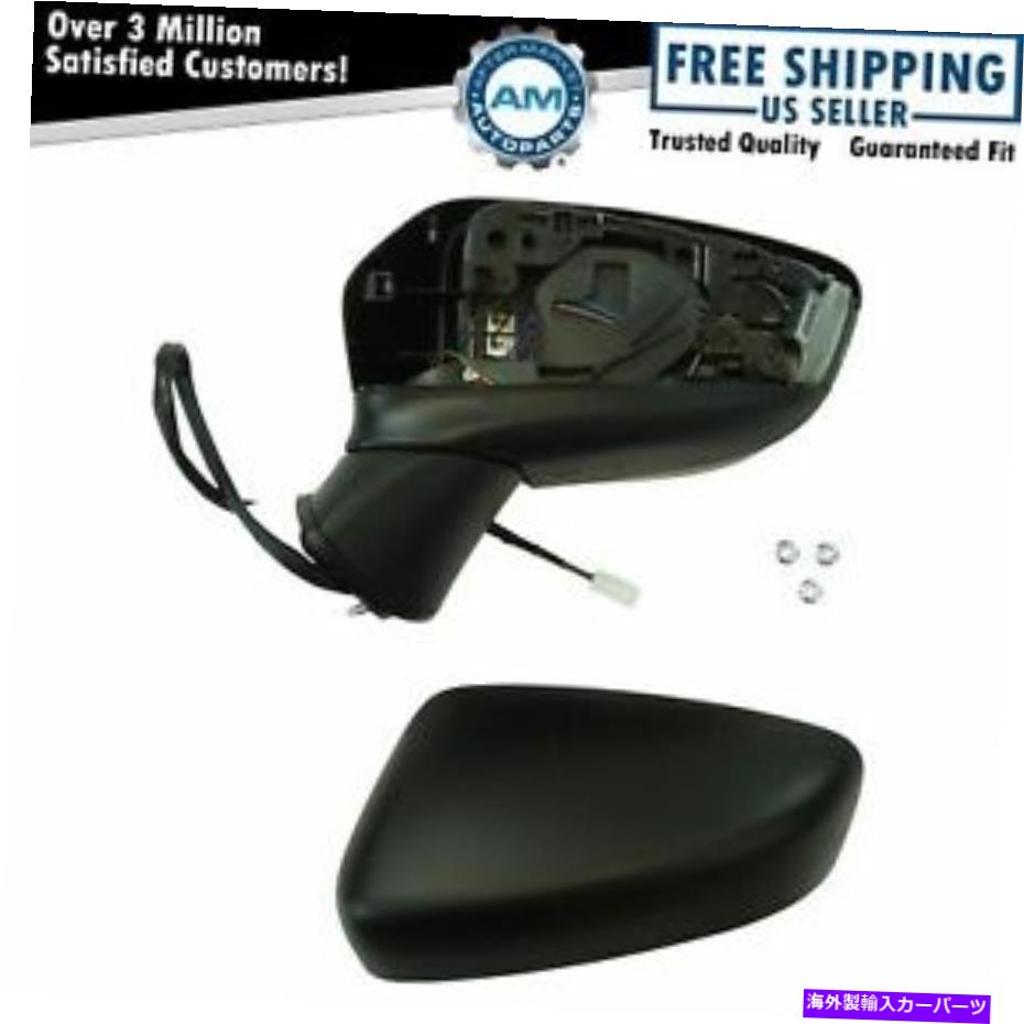 USミラー マツダ6のターンシグナルブラックLHドライバーサイドでエクステリアパワーミラー加熱 Exterior Power Mirror Heated w/ Turn Signal Black LH Driver Side for Mazda 6