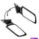 USミラー サイドビューパワー標準ミラーシボレーGMCピックアップトラック用のプラスチックベースのセット Set of Side View Power Standard Mirrors Plastic Base For Chevy GMC Pickup Truck