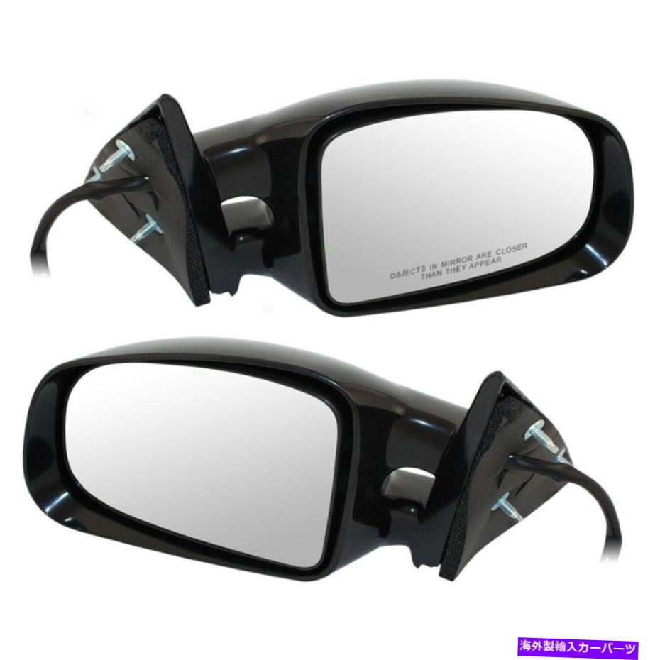 USミラー 1999年から2003年のポンティアックグランドアムのエクステリアパワーサイドビューミラーツインポスト Pair Exterior Power Side View Mirrors Twin Post for 1999-2003 Pontiac Grand Am