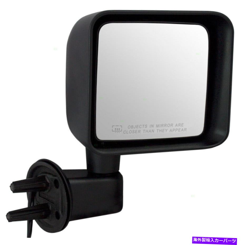 USミラー 乗客のパワーサイドビューミラー15-17のために加熱されたジープラングラー18ラングラーJK Passengers Power Side View Mirror Heated for 15-17 Jeep Wrangler 18 Wrangler JK
