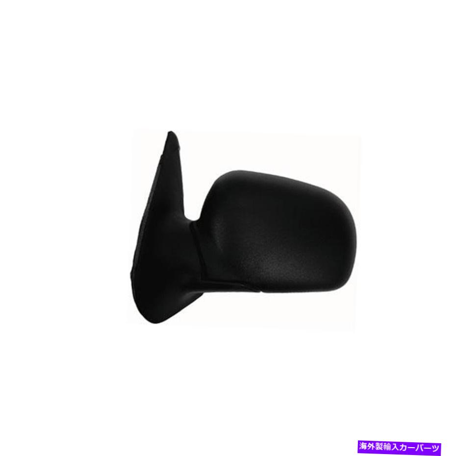 USミラー 交換用テクスチャドライバーサイドマニュアルドアミラー Replacement Textured Driver Side M..