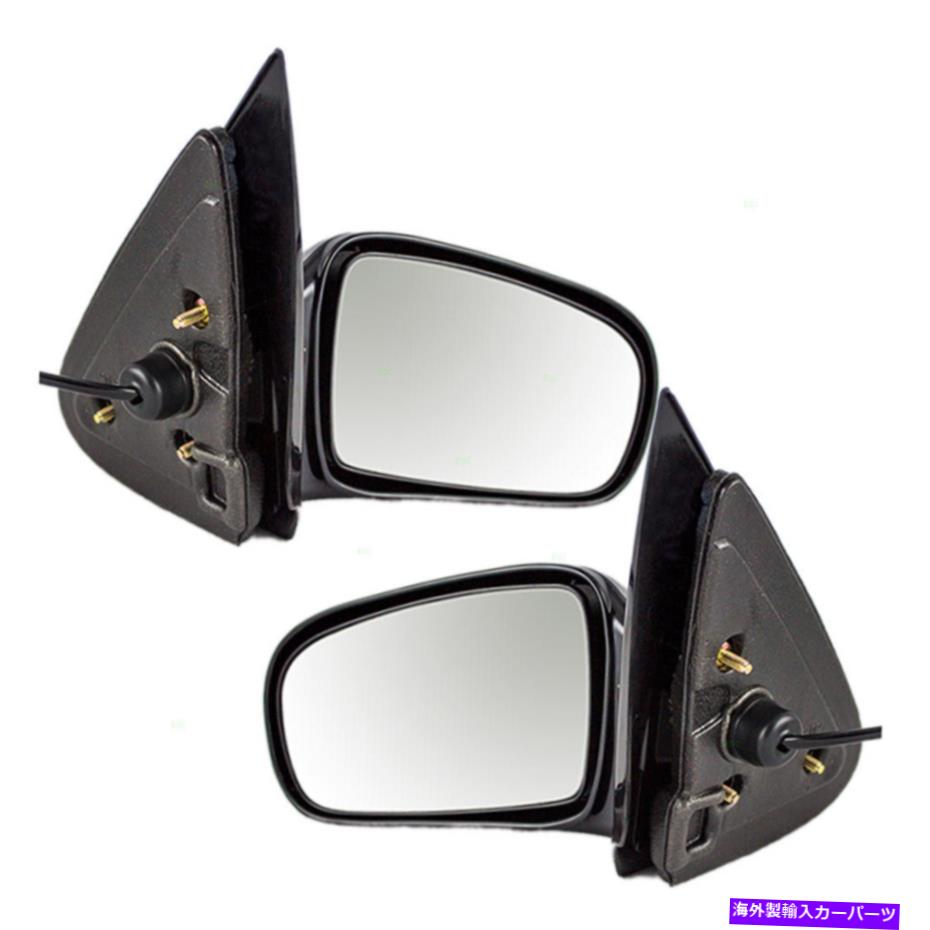 USミラー シボレーのパワーサイドビューミラーをペアセットキャバリエポンティアックサンファイアセダン Pair Set Power Side View Mirrors for Chevrolet Cavalier Pontiac Sunfire Sedan