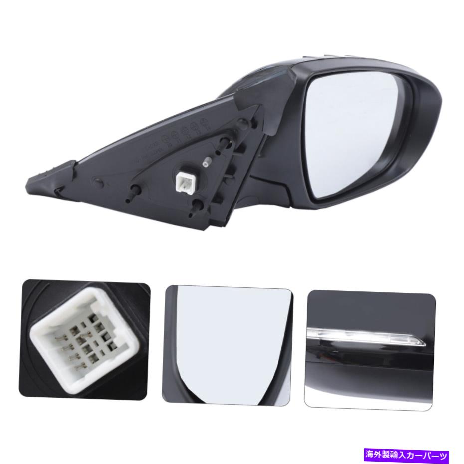 USミラー 2011-2013 kia optima右旅客側PP+ガラス電力加熱ミラー新しい新しい For 2011-2013 Kia Optima Right Passenger Side PP+Glass Power Heated Mirror New