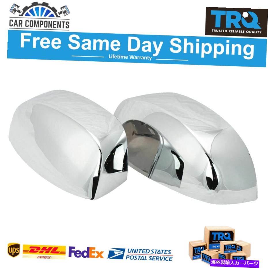 USミラー TRQ New Chrome Side Mirror Caps LH RHセット2007-2014 Cadillac Chevy GMC TRQ New Chrome ..