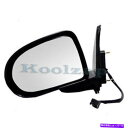USミラー 07-17コンパスリアビュードアミラーパワー非加熱マニュアル折りたたみ左側 For 07-17 Compass Rear View Door Mirror Power Non-Heat Manual Folding Left Side