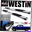 Us Custom Parts Shop USDM㤨Nerf Bar Westin Pro Traxx 4ƥ쥹ʱ߷nerfƥåץС11-14Х顼ɥ롼֥ǥ Westin Pro Traxx 4 STAINLESS Oval Nerf Step Bars 11-14 Silverado Crew Cab DIESELפβǤʤ304,810ߤˤʤޤ