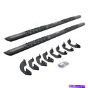Nerf Bar Go Rhino V3441687T VシリーズV3ランニングボードNERFステップサイドバー&ブラケットNEW Go Rhino V3441687T V Series V3 Running Board Nerf Step Side Bar & Brackets NEW(2)