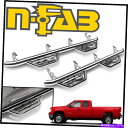 Nerf Bar n-fab nerf bars podium ssステップバーフィット2007-2013 Sierra 2500 3500拡張キャブ N-FA...