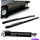 Nerf Bar フィット99-18シボレーシルバラードエクステンデッドキャブ4