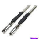 Nerf Bar 2007-19シルバラド/シエラSTDキャブのための楕円形のストレートw/snglパッドステップナーフバー 5in Oval Straight...