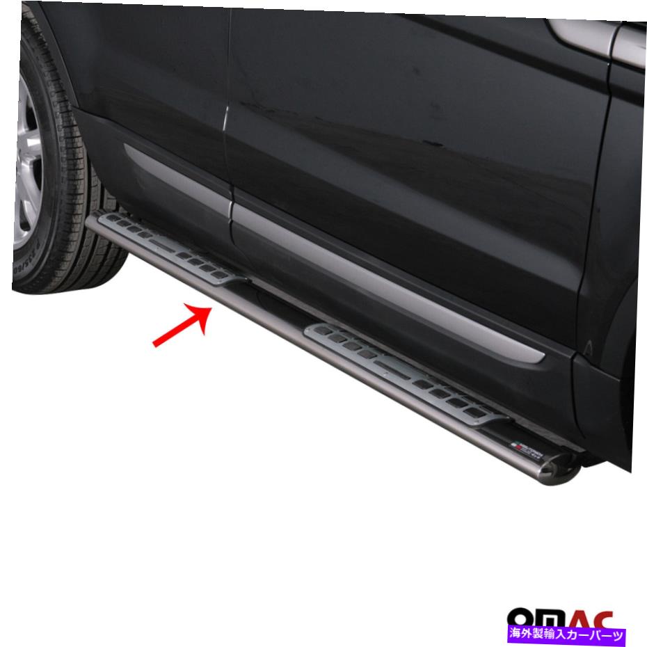 Nerf Bar ランニングボードはレンジローバーEvoque 2012-2015 Nerf Bars S.Steel Silver2 PCS Running Boards Fits Range Rover Evoque 2012-2015 Nerf Bars S.Steel Silver 2 Pcs