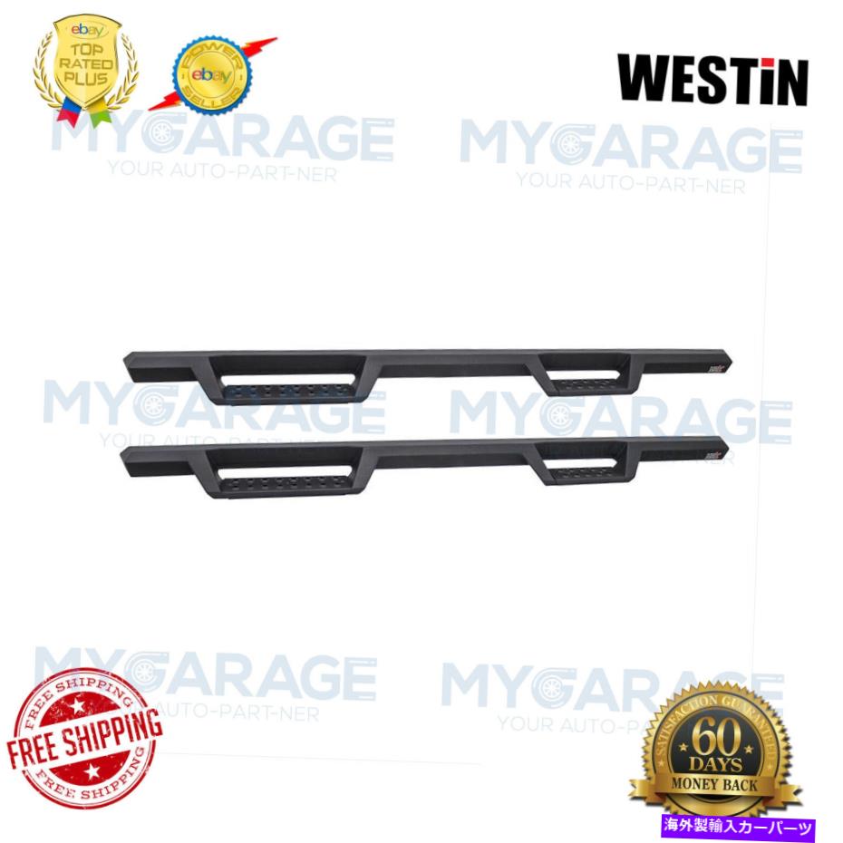 Nerf Bar 17-18Υƥ / 16-18XD HDX֤Ĺ֥åɥåץƥå56-14025 Westin For 17-18 Titan / 16-18 Titan XD HDX Cab Length Black Drop Steps 56-14025