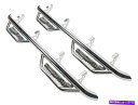 Nerf Bar HAVOC HS2ポリッシュフープステップは04-21日産タイタンクルークリアランスに適合します Havoc HS2 Polished Hoop Steps Fits 04-21 Nissan Titan Crew- Clearance(2)