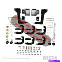 Nerf Bar Westin 21-534705 Black Pro Traxx 5楕円形W2Wナーフステップバー Westin 21-534705 Black PRO TRAXX 5 Oval W2W Nerf Step Bars(2)