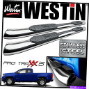 Nerf Bar Westin Pro Traxx 5ステンレスオーバルナーフステップバー2015-2021コロラドエクステンデッドキャブ Westin Pro...