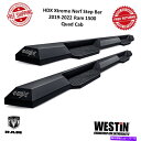 Nerf Bar Westin 56-24095 HDX Xtreme Black Steel Nerf Step Bar for 19-22 RAM 1500...