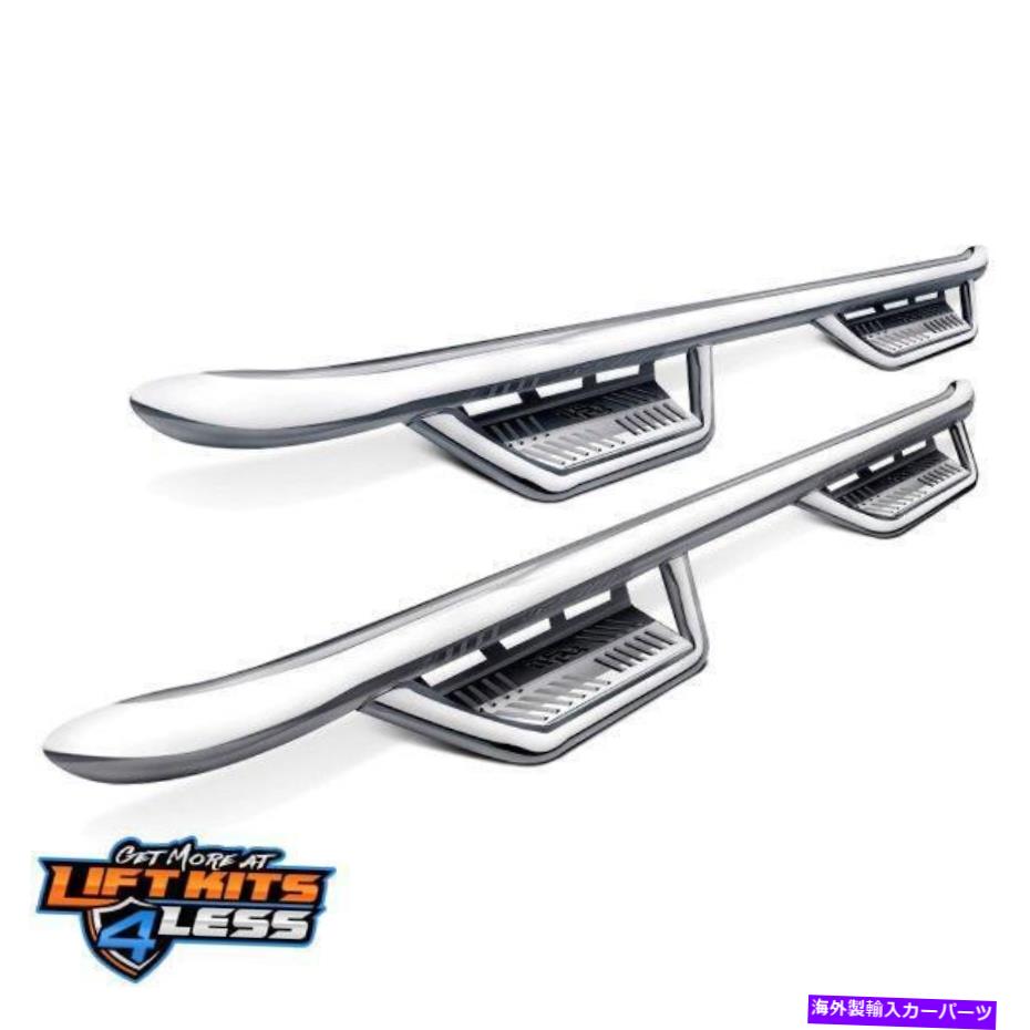 Nerf Bar N-FAB HPC1573QC-SS 3 "SS Podiumラウンドサイドステップ2015-2016 SILVERADO 2500 HD N-Fab HPC1573QC-SS 3" SS Podium Round Side Steps for 2015-2016 Silverado 2500 HD