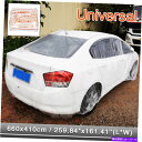 カーカバー ユニバーサルプラスチックカーカバーシールドレインダストスノースノーレジスタントヘイルダストプロテクター Universal Plastic Car Cover Shield Rain Dust Snow Resistant Hail Dust Protector
