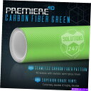 カーカバー ビニールラップバブルフリーエアリリースの60 x120 60 x120 In Vinyl Wrap Bubble Free Air Release - 4D Green Carbon Fiber Gloss