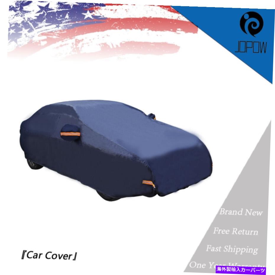 J[Jo[ hzUVCXm[EBh_XgϐیtJ[Jo[16tB[g Waterproof Sun UV Rain Snow Wind Dust Resistant Protection Full Car Cover 16ft