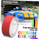 カーカバー ホンダS2000ストライプ10フィート / 20フィート用マットカラーレーシングストライプビニールラップステッカー Matte Color Racing Stripes Vinyl Wrap Sticker For Honda S2000 Stripe 10FT / 20FT