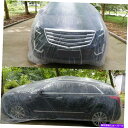 カーカバー 5パック普遍的な使い捨て車カバープラスチッククリアレインダスト耐性保護 5 Pack Universal Disposable Car Cover Plastic Clear Protect Rain Dust Resistant