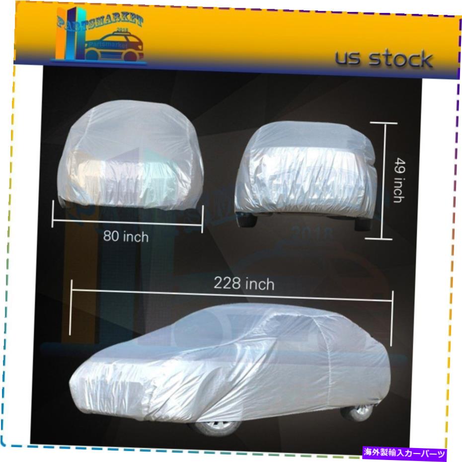 カーカバー カーカバーはダッジ2015チャレンジャーSRTヘルキャットクーペ2ドア6.2Lに適合します Car Cover Fits Dodge 2015 Challenger SRT Hellcat Coupe 2-Door 6.2L