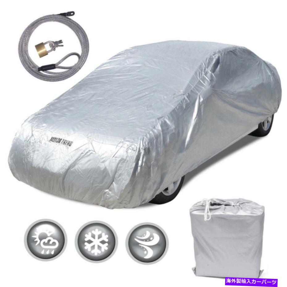 カーカバー Toyota Prius 2003-2015のための新しいフルカーカバーデラックスオールウェザー防水 New Full Car Cover Deluxe All Weather UV Waterproof for Toyota Prius 2003-2015