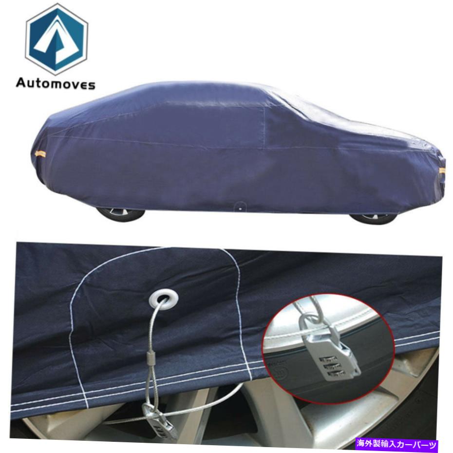 カーカバー 防水7レイヤーフルカーカバーブルーw/非アブレイシブコットンライニングダークペヴァ Waterproof 7 Layers Full Car Cover Blue W/Non-Abrasive Cotton Lining Dark PEVA