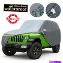 カーカバー 6層防水車カバーダストジープラングラーの耐性保護 6 Layers Waterproof Car Cover Dust UV Resistant Protection For Jeep Wrangler