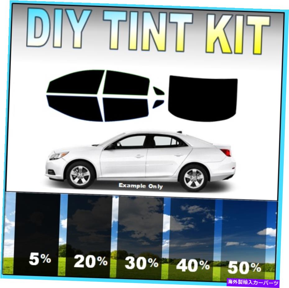 カーカバー DIY PRECUT WINDOW TINT FILM2000-2021はシボレーマリブに合わせてすべての窓 DIY PreCut W..