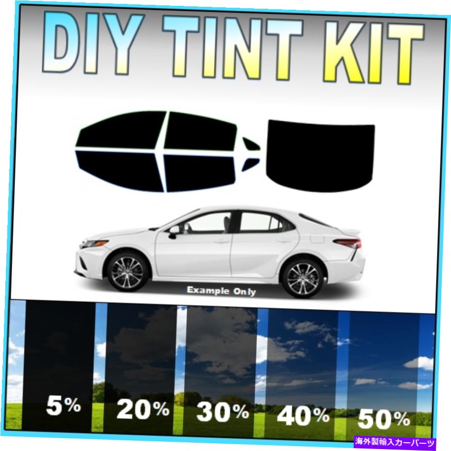 カーカバー DIY PRECUT WINDOW TINT KIT 06-21 TOYOTA CAMRY任意の色合いのすべての窓に適合する DIY P..