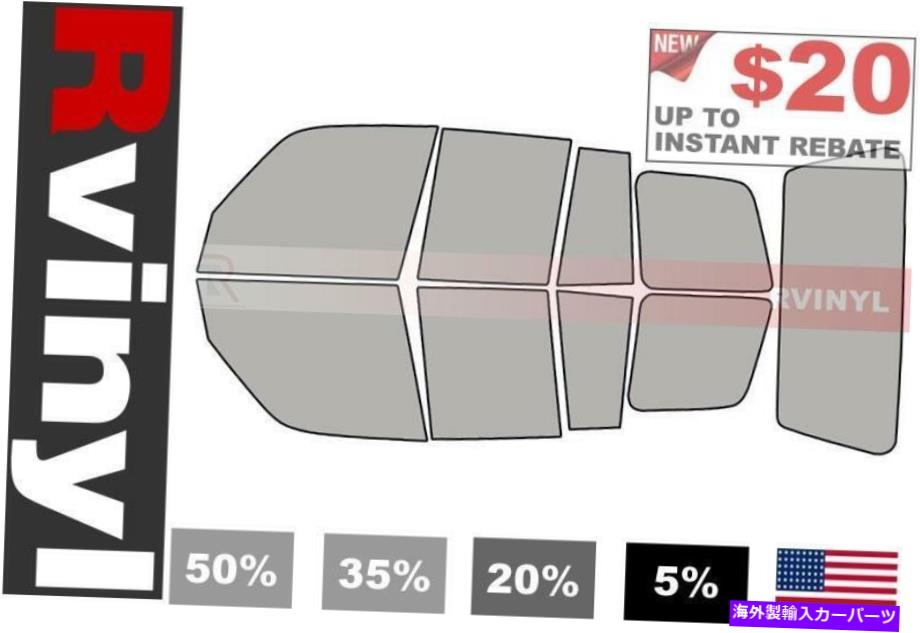 カーカバー トヨタRAV4用のRTINT PRECUT WINDOW TINT KIT 1996-2000（4ドア）ティンティングフィルム Rtint Precut Window Tint Kit for Toyota Rav4 1996-2000 (4 Door) Tinting Films