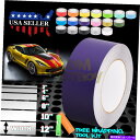 カーカバー シボレーコルベット用のマットカラーレーシングストライプビニールラップステッカー25フィート / 50フィート Matte Color Racing Stripes Vinyl Wrap Sticker For Chevy Corvette 25FT / 50FT