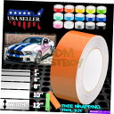 カーカバー フォードマスタングストライプステッカー25フィート /50フィート用の光沢カラーレーシングストライプビニールラップ Gloss Color Racing Stripes Vinyl Wrap For Ford Mustang Stripe Sticker 25FT /50FT