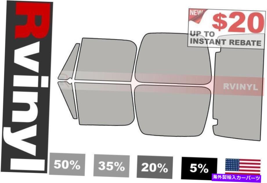 カーカバー Jeep Wrangler 1990-1995ティントフィルムのRtint Precut Window Tint Kit Rtint Precut Window Tint Kit for Jeep Wrangler 1990-1995 Tinting Films