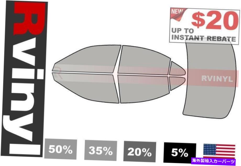 カーカバー rtint precutウィンドウティントキットレクサスES 2009-2012ティンティングフィルム Rtint Precut Window Tint Kit for Lexus ES 2009-2012 Tinting Films