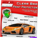 カーカバー クリアペイント保護ブラジャーフィルムカー自動ビニールラップスクラッチシールド - エクステリア Clear Paint Protection Bra...