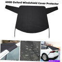 カーカバー 600dオックスフォード車フロントガラスカバープロテクター冬の雪の日陰雨の粉塵防止 600D Oxford Car Windshield Cover...