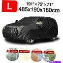 J[Jo[ hSUVtJ[Jo[OJ|VF}Ĵ߂UVی Black Waterproof SUV Full Car Cover Outdoor Rain UV Protection For Porsche Macan