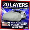 カーカバー 20レイヤーカーカバーフリースの裏地防水柔らかい通気性屋内屋外17371 20 Layer Car Cover Fleece Lining Waterproof Soft Breathable Indoor Outdoor 17371(2)