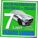 カーカバー 7レイヤーカーカバー通気性防水層屋外の屋内フリースライニング67 7 Layer Car Cover Breathable Waterproof Layers Outdoor Indoor Fleece Lining Six7(2)