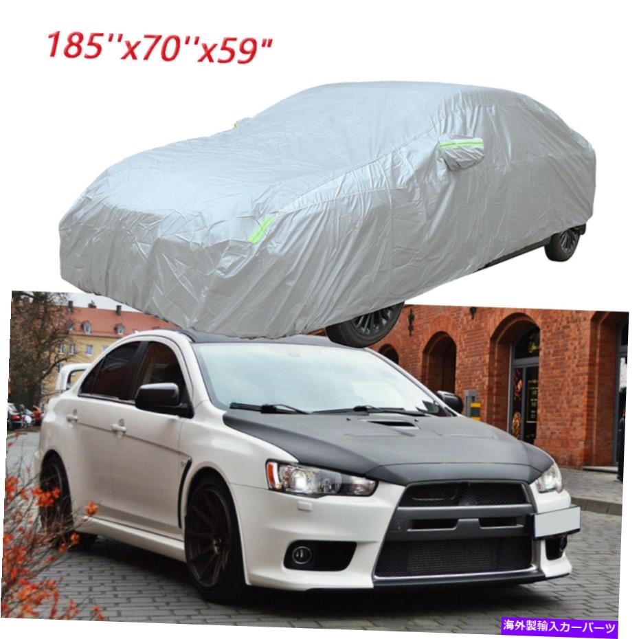 カーカバー 三菱ランサーのエボリューションのために10 xフルカーカバーレインサンUVダスト耐性 For Mitsubishi Lancer Evolution 10 X Full Car Cover Rain Sun UV Dust Resistant