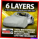 カーカバー 6レイヤーカーカバー屋内屋外の防水通気性レイヤーフリースライニング3609 6 Layer Car Cover Indoor Outdoor Waterproof Breathable Layers Fleece Lining 3609