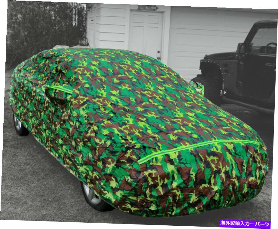 カーカバー ヒュンダイのカバーカバーのアクセントの防水性すべての気象保護 Camo Car Cover for Hyundai Accent Waterproof All Weather Protection