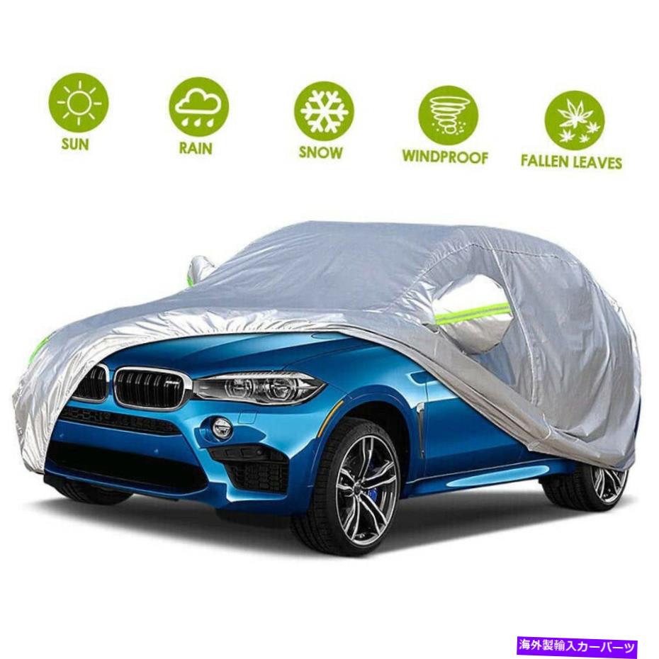 J[Jo[ OSUVJ[tJo[ׂĂ̋CۖhUVیXL Outdoor SUV Car Full Cover Universal For All Weather Waterproof UV Protection XL