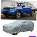 カーカバー ジープコンパスSUVフルカーカバーUV風雨雪の防水性6層保護 For JEEP Compass SUV Full Car Cover UV Wind Rain Snow Waterproof Protect 6 Layer 1